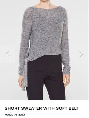Sarah Pacini metallic sweater one size